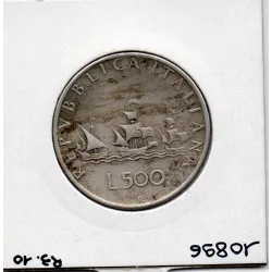 Italie 500 Lire 1960 TTB,  KM 98 pièce de monnaie