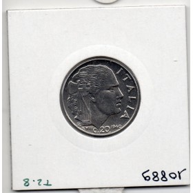 Italie 20 centesimi 1940 Non Magnétique striée Sup,  KM 75d pièce de monnaie