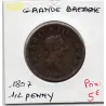 Grande Bretagne 1/2 Penny 1807 TB, KM 662 pièce de monnaie