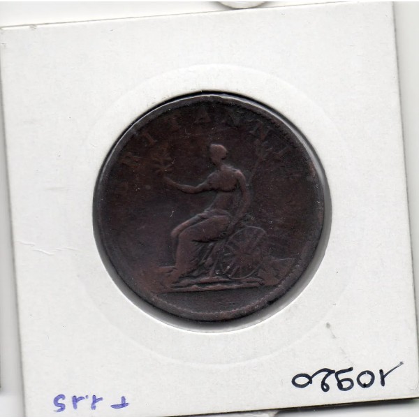 Grande Bretagne 1/2 Penny 1806 B+, KM 662 pièce de monnaie