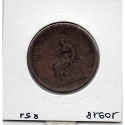 Grande Bretagne 1/2 Penny 1806 B, KM 662 pièce de monnaie