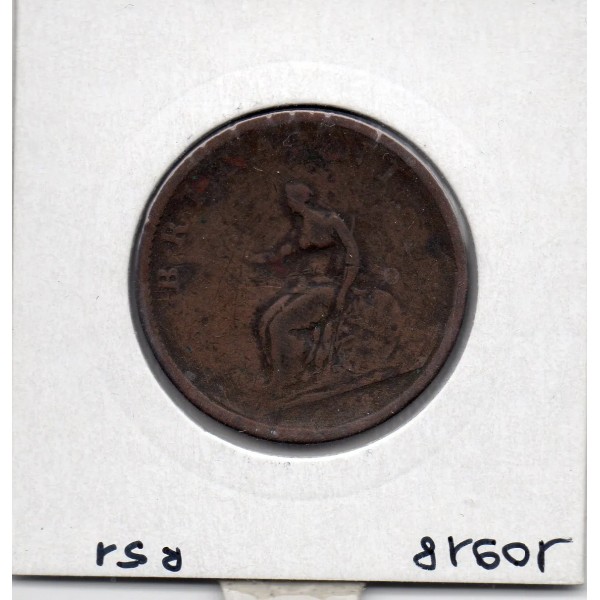 Grande Bretagne 1/2 Penny 1806 B, KM 662 pièce de monnaie