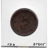 Grande Bretagne 1/2 Penny 1806 B, KM 662 pièce de monnaie