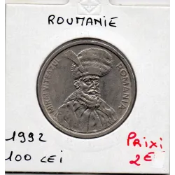 Roumanie 100 lei 1992 Sup, KM 111 pièce de monnaie