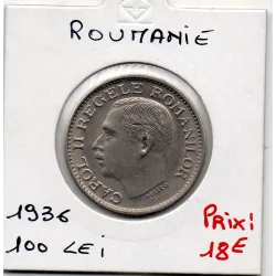 Roumanie 100 lei 1936 Sup, KM 54 pièce de monnaie