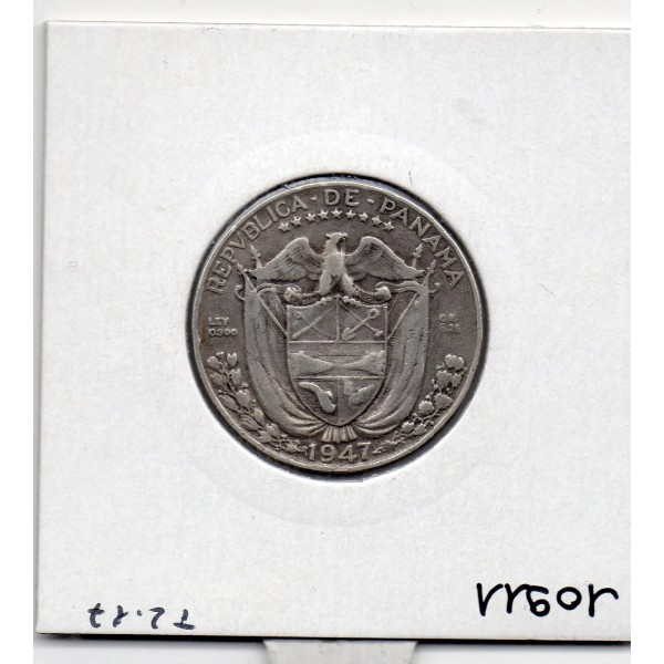 Panama 1/4 de Balboa 1947  TTB-, KM 11.1 pièce de monnaie
