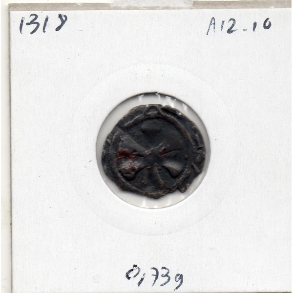 Auvergne, évêché du Puy, anonyme (1000-1150) denier du trésor d'Argentat