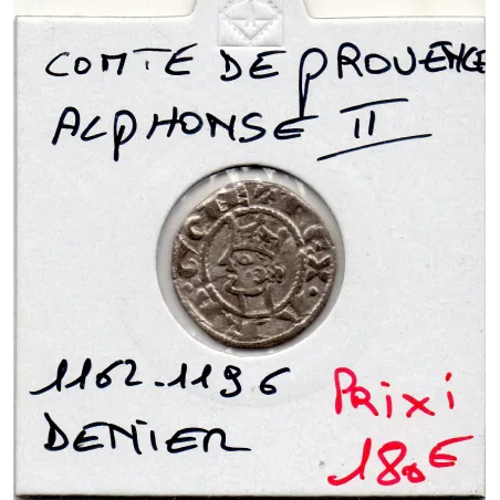 Comté de Provence, Alphonse II d'Aragon (1162-1196) Denier