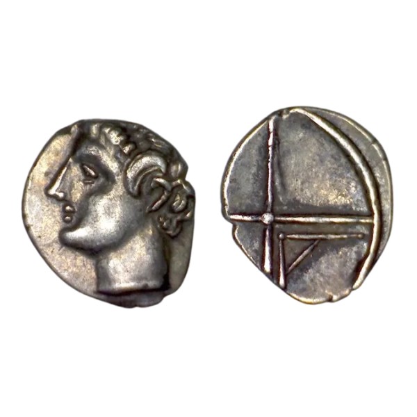 Massalia, Marseille Obole MA tête à gauche (-121 à -82)