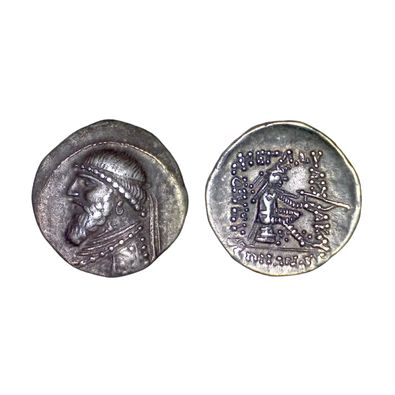 Parthie Parthe, Mithradates II Drachme (-123 à -88) Ecbatane Parthie Parthe, Mithradates II Drachme (-123 à -88) Ecbatane