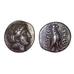 Troade , Abydos drachme argent (-375 à -350) magistrat Protagoras