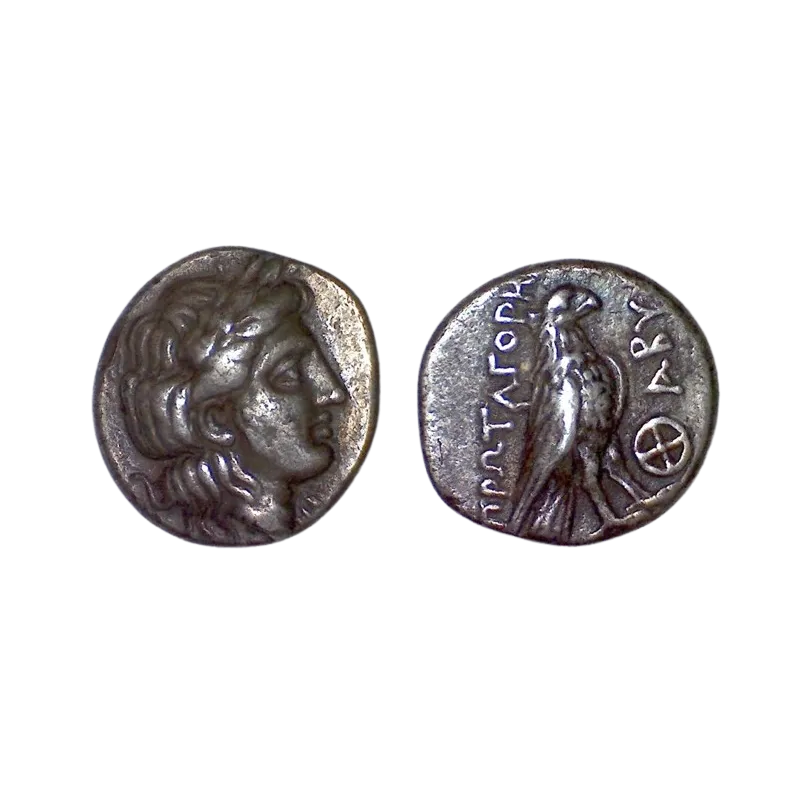 Troade , Abydos drachme argent (-375 à -350) magistrat Protagoras Troade , Abydos drachme argent (-375 à -350) magistrat Protagoras