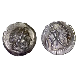 Crête, Gortyna drachme Argent (-267 à -200) Zeus ou Minos