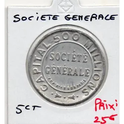 Timbre Monnaie Société générale 5 centimes