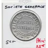 Timbre Monnaie Société générale 5 centimes