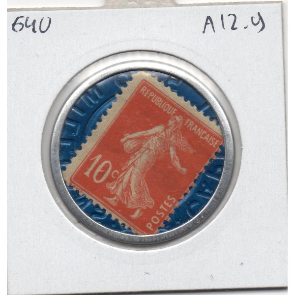Timbre Monnaie Société générale 10 centimes