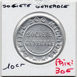 Timbre Monnaie Société générale 10 centimes