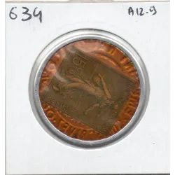 Timbre Monnaie Société marseillaise de crédit 15 centimes 1920