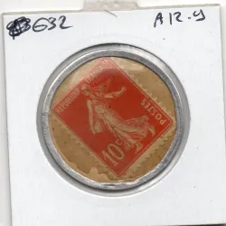 Timbre Monnaie Savon dentifrice Botot 10 centimes