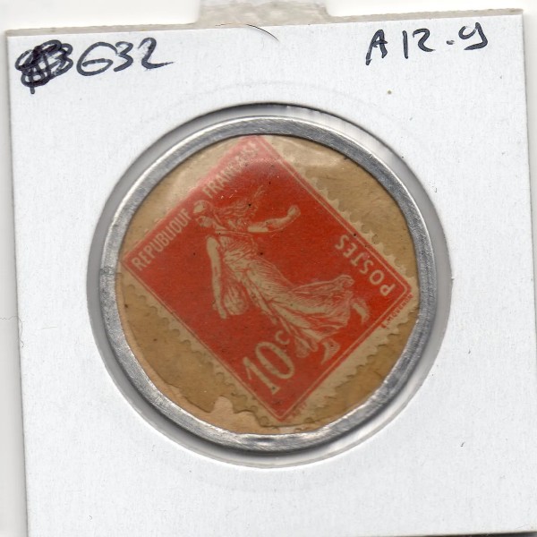 Timbre Monnaie Savon dentifrice Botot 10 centimes