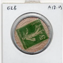 Timbre Monnaie Crédit Lyonnais 5 centimes 1920