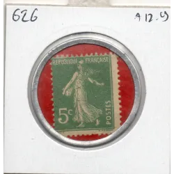 Timbre Monnaie Crédit Lyonnais 5 centimes 1920
