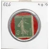 Timbre Monnaie Crédit Lyonnais 5 centimes 1920