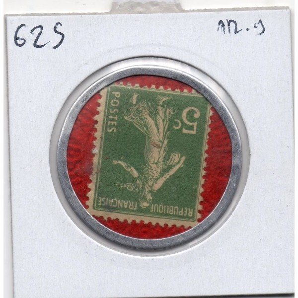 Timbre Monnaie Crédit Lyonnais 5 centimes 1920