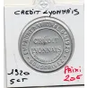 Timbre Monnaie Crédit Lyonnais 5 centimes 1920