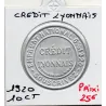 Timbre Monnaie Crédit Lyonnais 10 centimes 1920