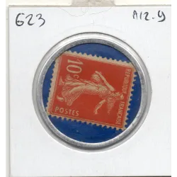 Timbre Monnaie Crédit Lyonnais 10 centimes 1920