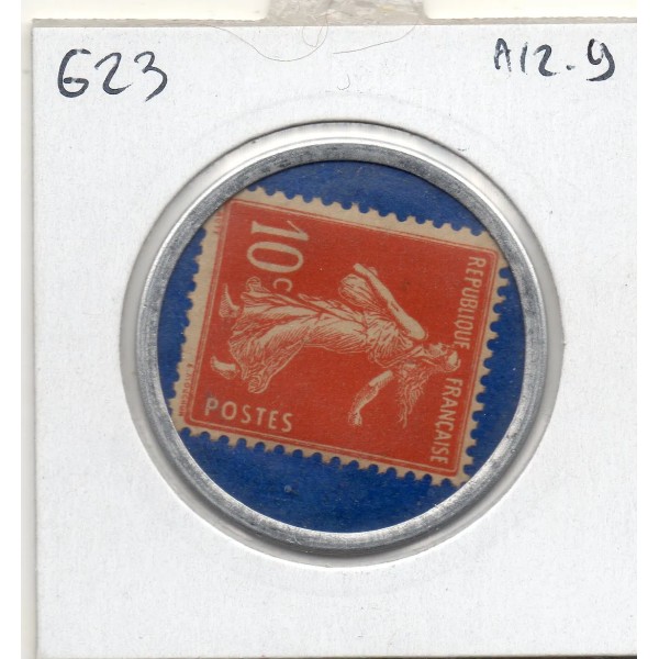 Timbre Monnaie Crédit Lyonnais 10 centimes 1920