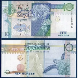 Seychelles P.42, Spl Billet de 10 Rupees 2013 Coco de mer