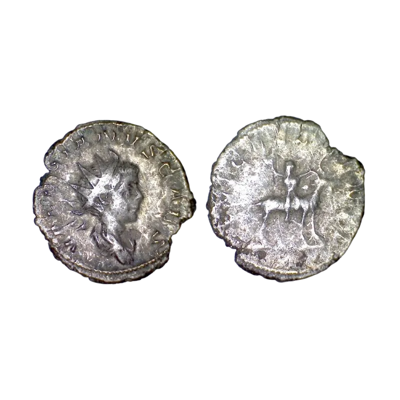 Antoninien de Valerien II césar (253-255), Cologne RIC.3 Iovi Crescenti