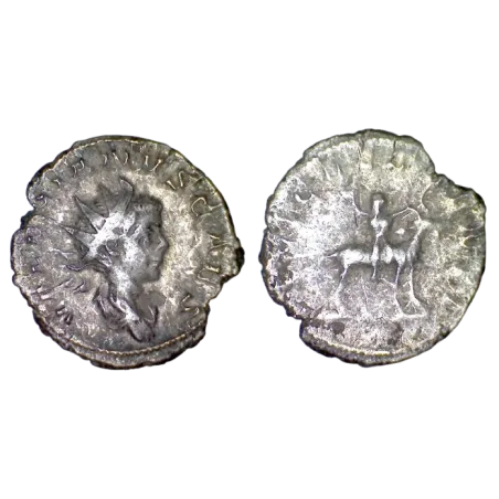 Antoninien de Valerien II césar (253-255), Cologne RIC.3 Iovi Crescenti