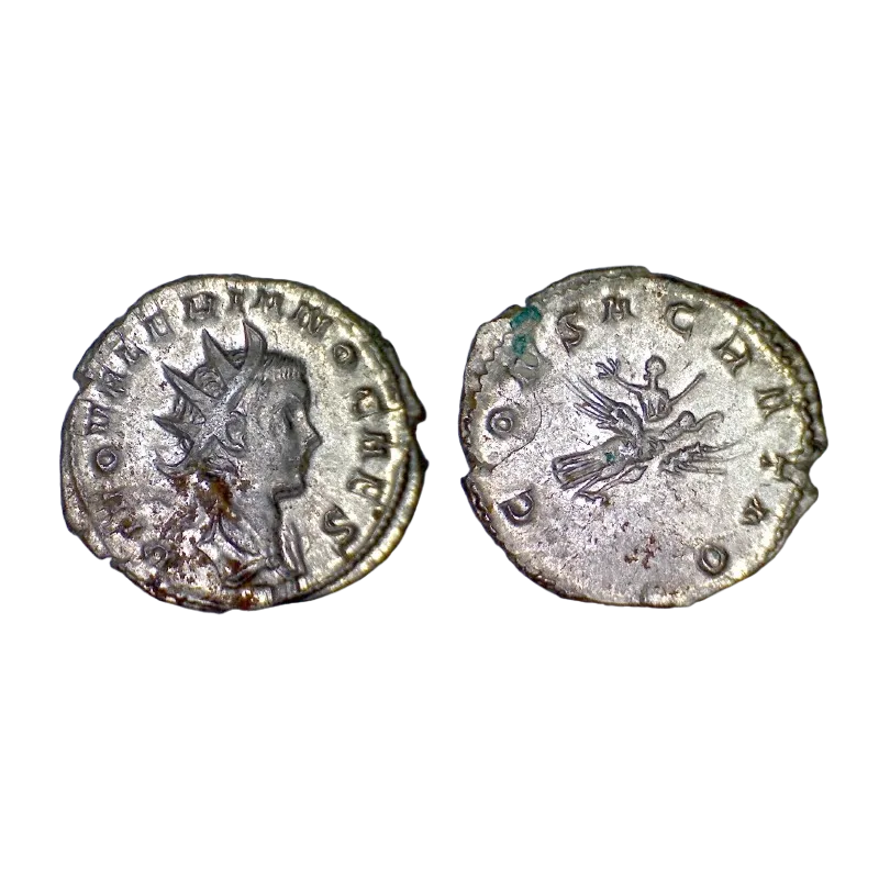 Antoninien de Divus Valerien II (258) Cologne RIC.9 CONSACRATIO