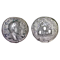Didrachme Marc Aurèle province de Cappadoce, Caesarea (161-168)