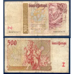 Portugal P.187b, B Billet de 500 Escudos 11.9.1997 Joao de Barros