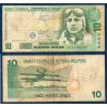 Perou P.166, B Billet de 10 Soles 1996-1999 José Abelardo Quinones Gonzalez