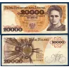 Pologne P.152a, TTB, Billet de 20000 Zlotych 1989 Marie Curie
