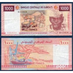 Djibouti P.42a, TTB Billet de 1000 Francs 2005 Ali Ahmed Oudoum