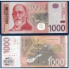 Serbie P.60b, TTB Billet de 1000 Dinara 2014 Dorde Vajfert