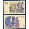 Suède P.51a, TTB Billet de 5 Kronor 1965-1969 Gustav Vasa