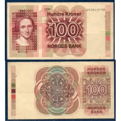 Norvège P.41b, Billet de 100 Kroner 1979-1980 Camilla Collett