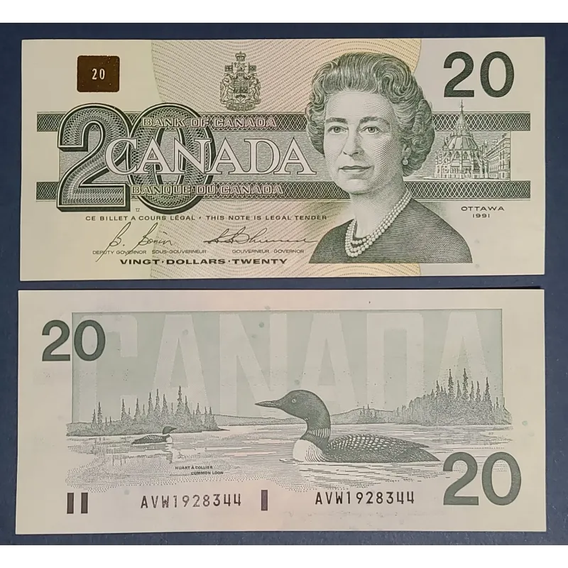 Canada P.97b, Spl Billet de 20 dollars 1986 Plongeon huard Canada P.97b, Spl Billet de 20 dollars 1986 Plongeon huard