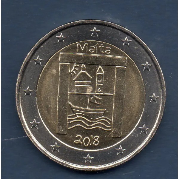 2 euros commémorative Malte 2018 Heritage Culturel piece de monnaie €