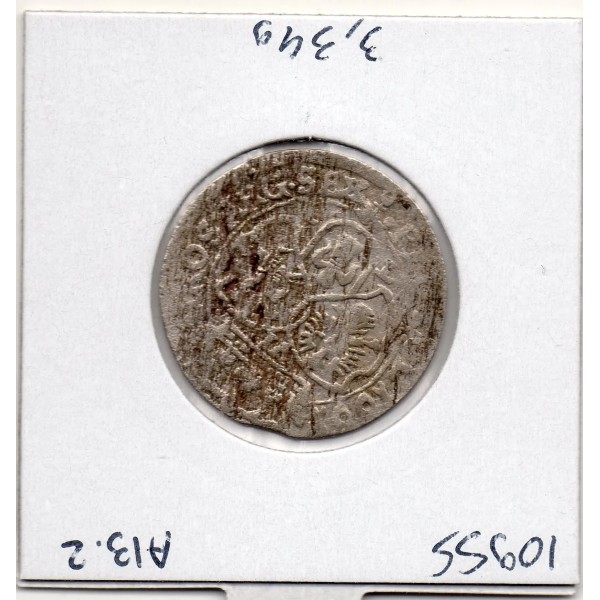 Pologne Lituanie 6 Groszy ou Szostak 1661 TB KM.91 Jan II Kazimierz Waza