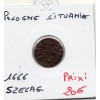 Pologne Lituanie Szelag ou schilling 1666 TTB KM.50 Jan II Kazimierz Waza