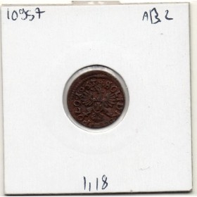 Pologne Lituanie Szelag ou schilling 1663 Ujazdow TTB+ KM.110 Jan II Kazimierz Waza