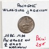 Pologne polgrosz ou 1/2 gros 1386-1434 Krakow TB Wladilas Jagellon